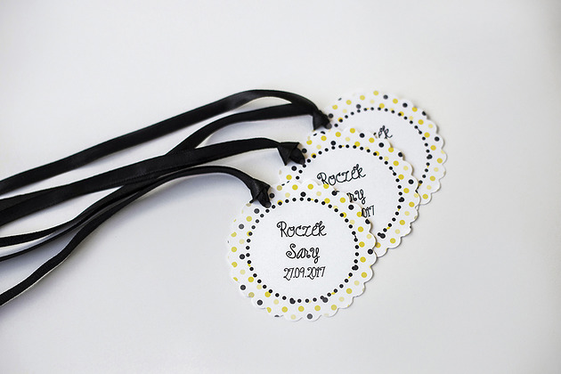 akcesoria dziecięce - różne Etykietki personalizowane PSZCZÓŁKA