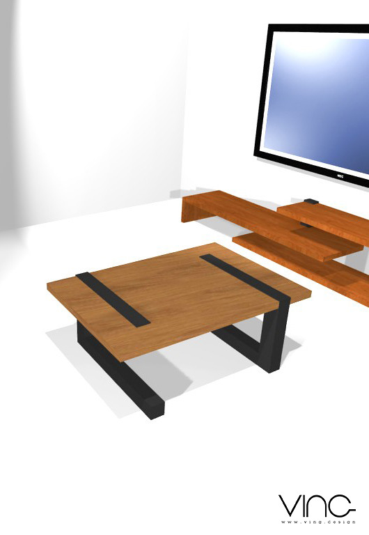 stoliki kawowe Stolik kawowy lity dębowy Drewno Design Loft Dąb