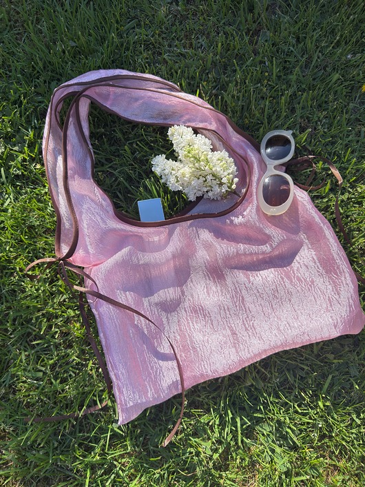 torby na ramię Upcycled sheer bag