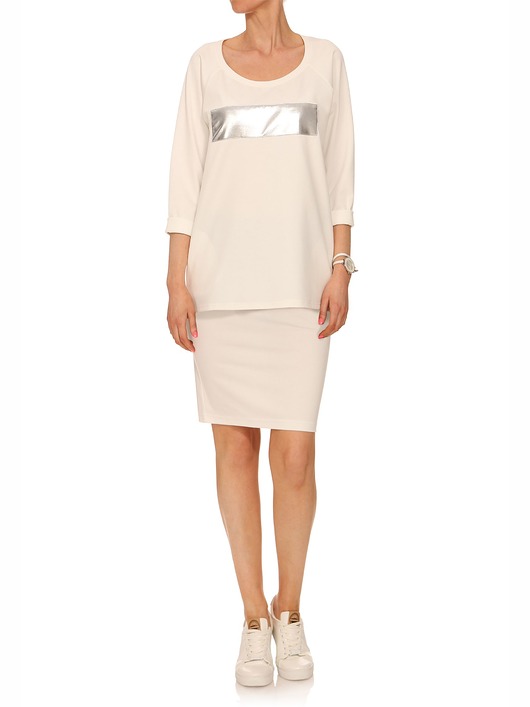 Bluza ecru Y700034_RAL9001_9006 YULIYA BABICH