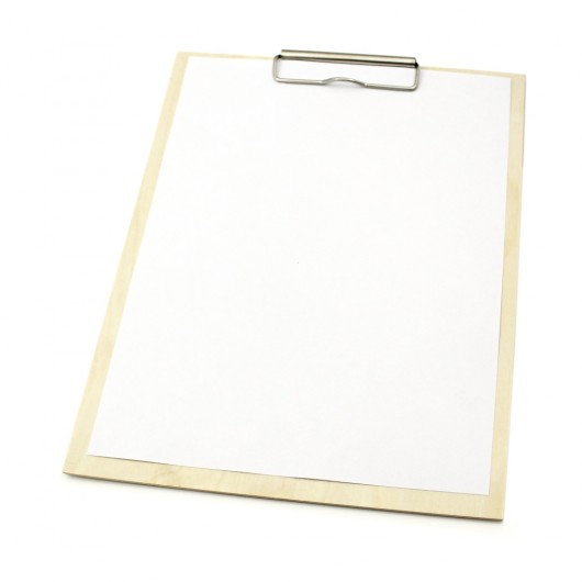 Drewniany clipboard A4 (surowy) Graweromat