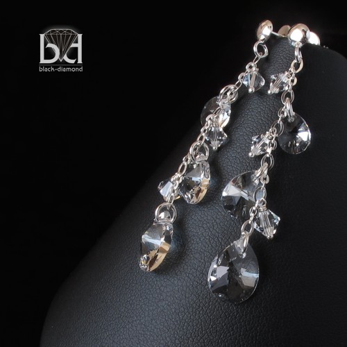 Delikatności kryształ Swarovski Black Diamond