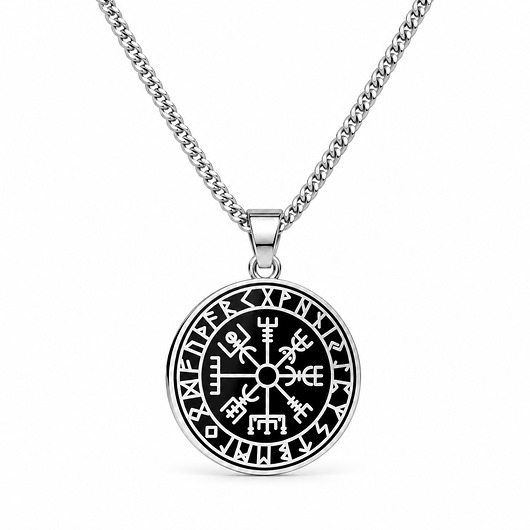 biżuteria męska Naszyjnik męski VEGVISIR- srebro, srebro złocone