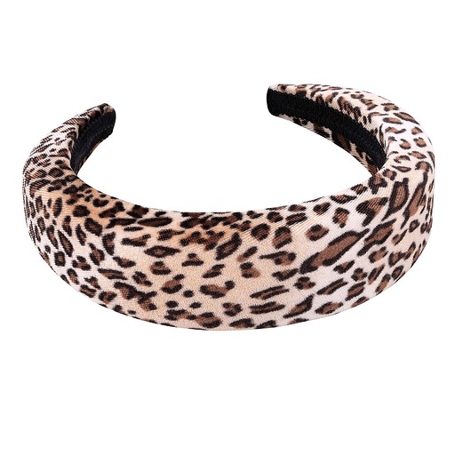 opaski do włosów Gruba opaska w panterkę