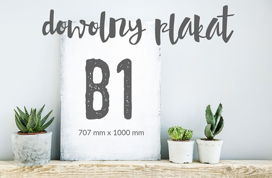 B1 - DOWOLNY PLAKAT Z OFERTY  PLAKATY GEOMETRYCZNE