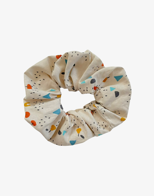 gumki do włosów Gumka frotka scrunchie - owoce figury
