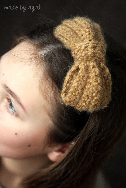 Opaska Caramel Bow made by agah