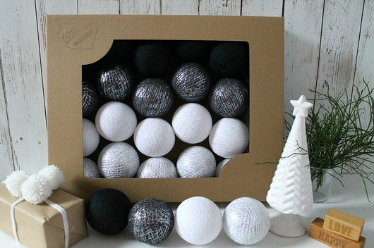 Cotton Balls Silver Dream 35 szt. MIA home