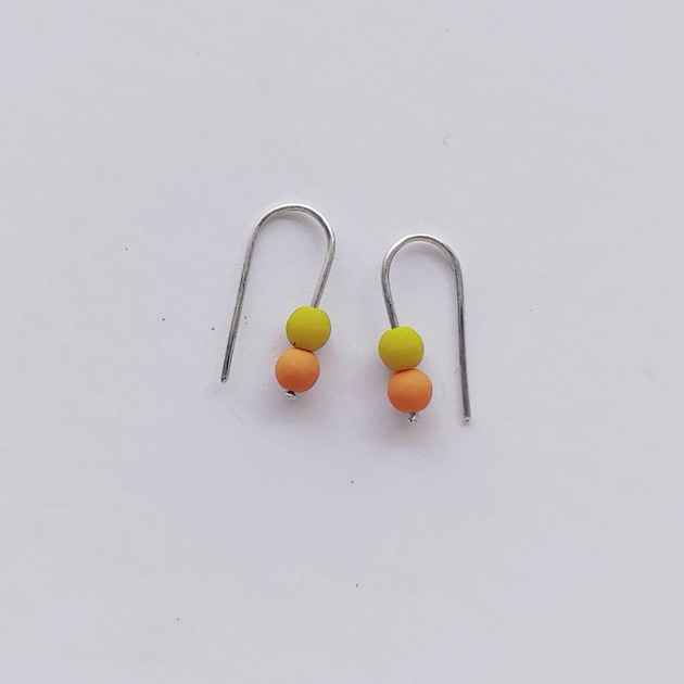 kolczyki z kamieniami Kolczyki OKRĄG