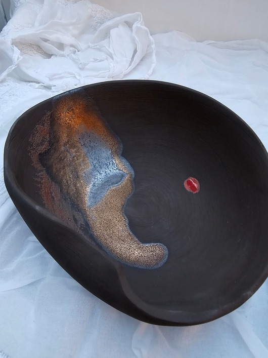 miski i misy Ozdobna misa ceramiczna handmade