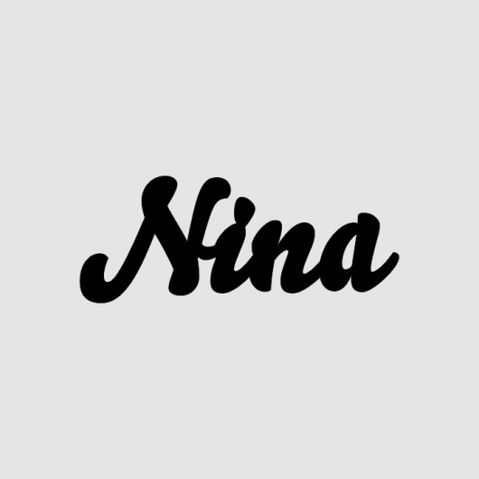 Napis na Ścianę 3D NINA LOVINA PRINTS