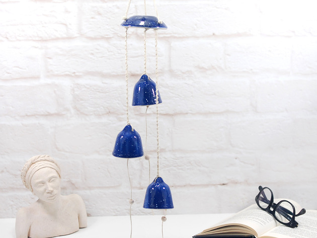 Ozdoby na ścianę Wisząca ozdoba ceramiczna na taras i do ogrodu