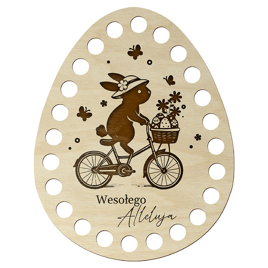 skrzynki, kufry i pudła Pisanka Jajko do Koszyczka Baza do Szydełkowania Makramy Ozdoba Wielkanocna