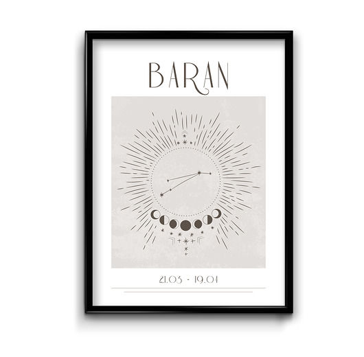 plakaty Plakat Baran Boho