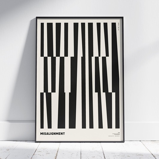plakaty Plakat abstrakcyjny, abstrakcja, geometria - Przesunięcie