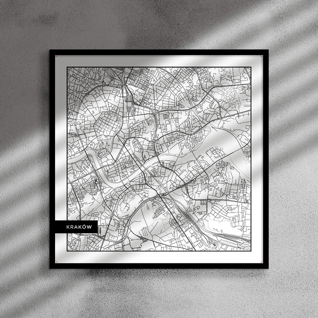 plakaty Plakat Miasto - Kraków