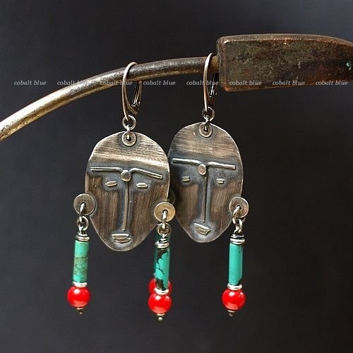 MASKA & KOLCZYKI     TURKUS cobalt
