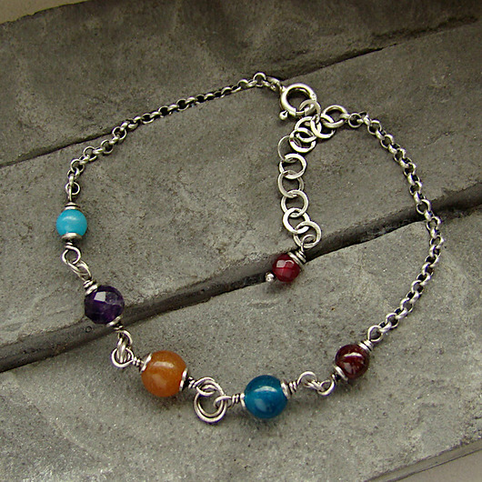 bransoletki z kamieni naturalnych Bransoletka Colours