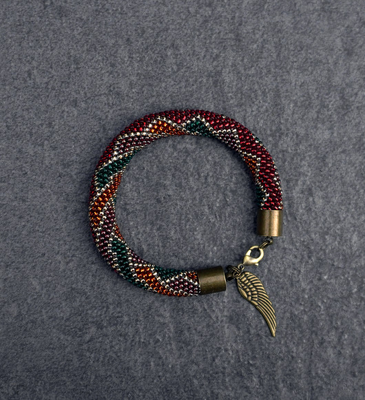 bransoletki ze szkła Bransoletka koralikowa Cesarzowa Wschodu