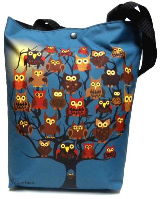 Duża torba z sowami Gaul Designs