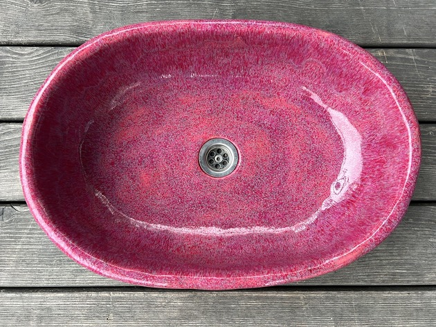 umywalki UM48 Umywalka owalna malina