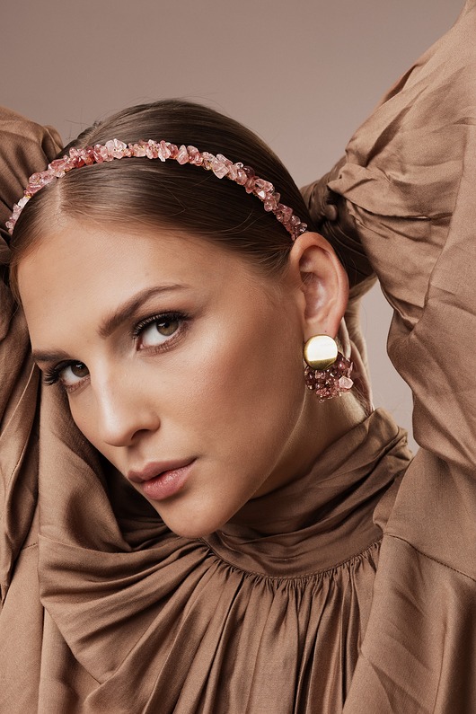 kolczyki z kamieniami Kolczyki Blush Charm