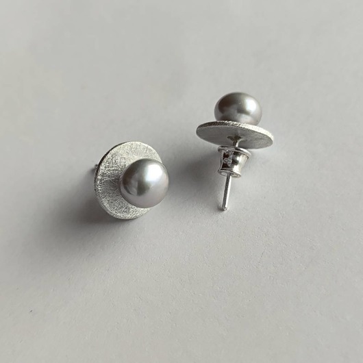 kolczyki z kamieniami Kolczyki OKRĄG