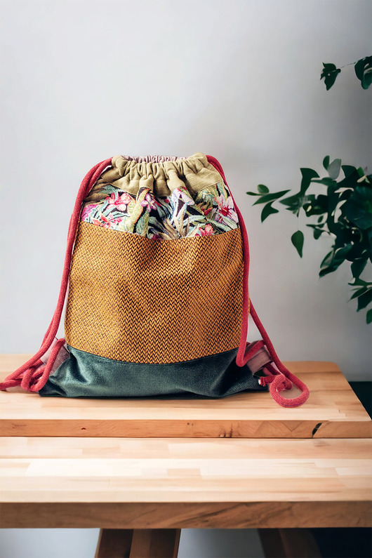 plecaki Kolorowy plecak damski patchwork