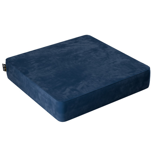 Puf Velvet Square Yellow Tipi