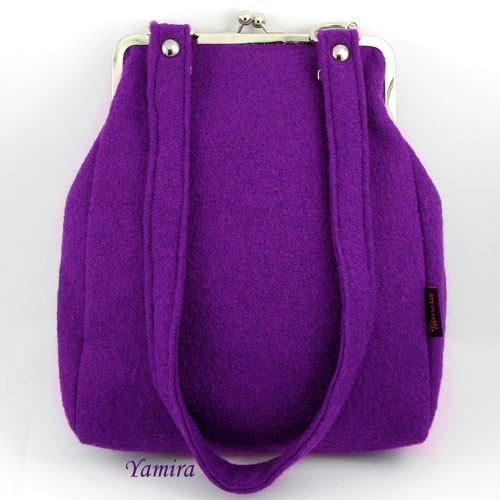 XL violet wool yamira