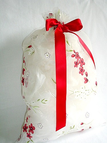 DE LUXE - white organza metka by traczka