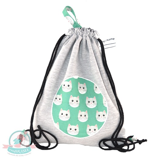Dresbag- wodoodporny worko-plecak- Kotki craftKASIA