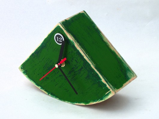 zegar buJAczeK zielony Clock Wood Studio