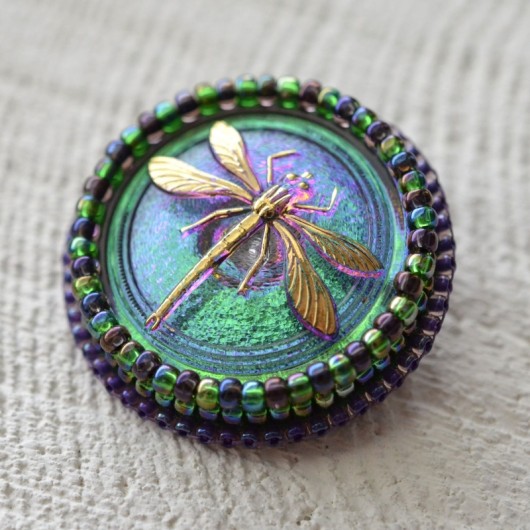 shiny buttons ::dragonfly:: Made by Magda