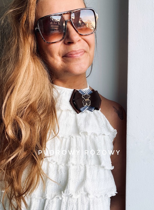 broszki Jesienna Brosza  z  czekoladowym MISIEM Nowość