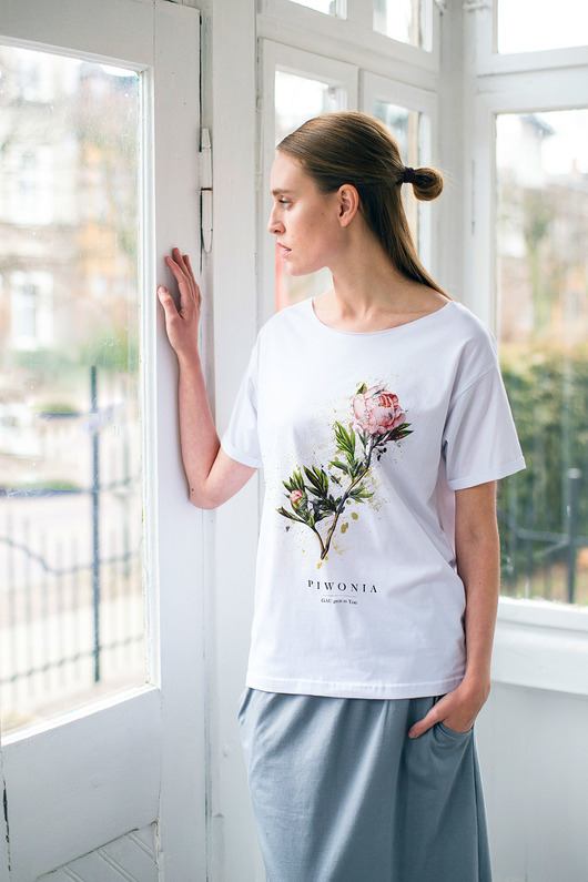 PIWONIA Oversize T-shirt GAU great as You