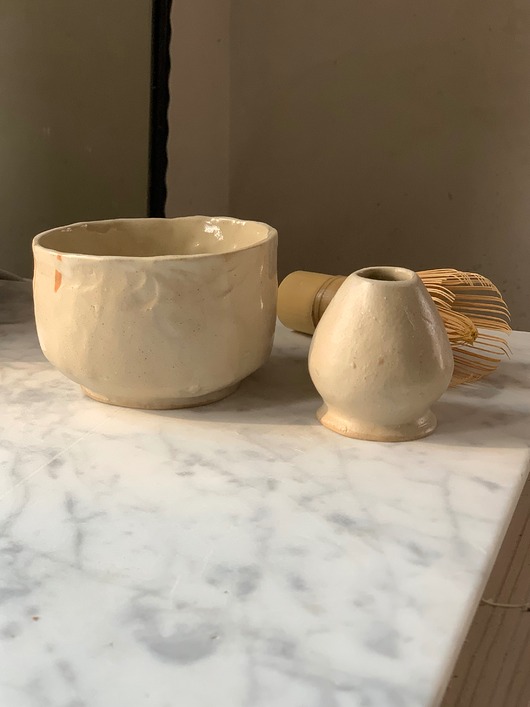 kubki i filiżanki Ceramiczna Czarka do Matchy 275 ml Podhale Raw Beige