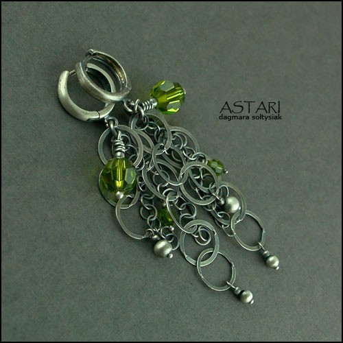 kryształ SWAROVSKI I ŁAŃCUSZKI - OLIVINE - ZAMÓWIENIE Astari