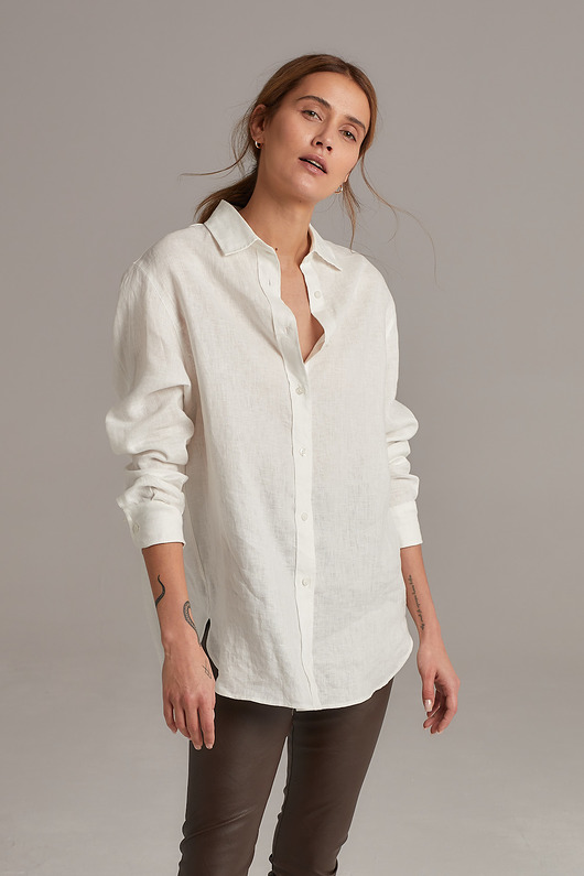 koszule damskie  KOSZULA lniana