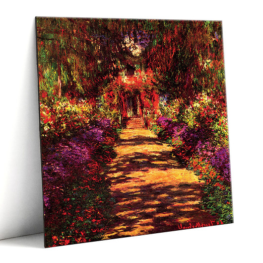 magnesy Ścieżka w ogrodzie artysty - C. Monet - magnes
