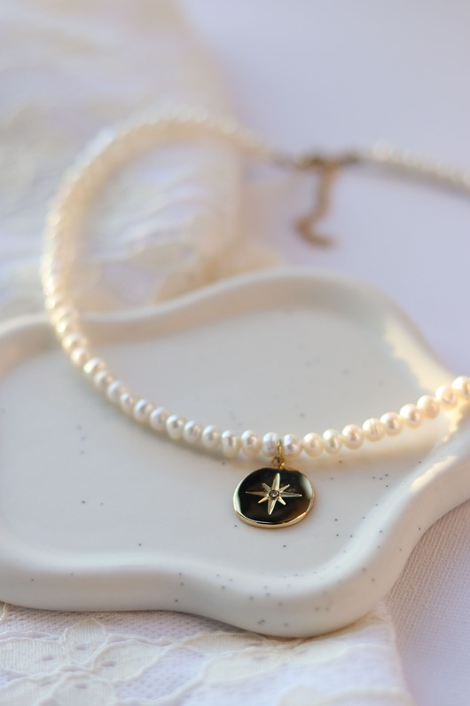 kolie Kolia z Pereł Hodowanych, Róża Wiatrów, Biżuteria z Pereł