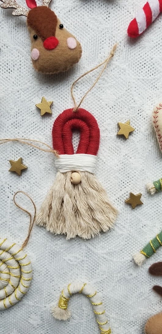 ozdoby choinkowe Santa Mikołaj zawieszka choinkowa