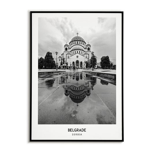 plakaty Plakat miasto SERBIA - BELGRAD obraz