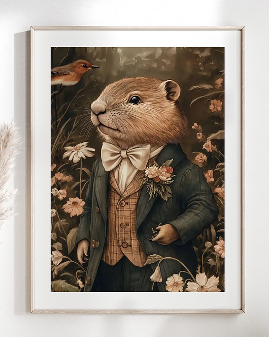 plakaty Plakat Baśniowy bóbr II