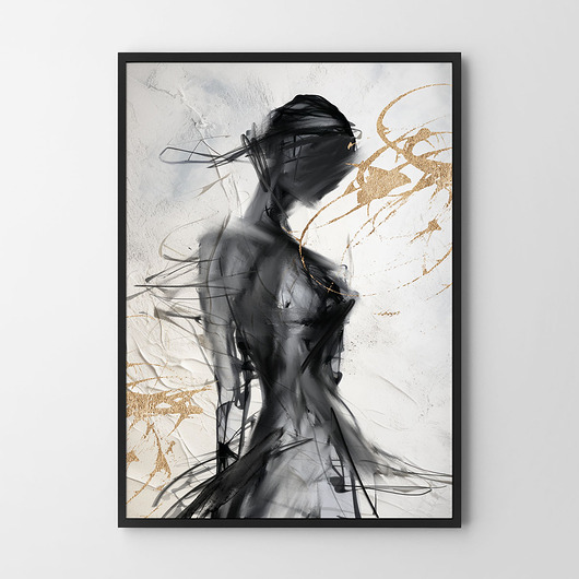 plakaty Plakat Mystery Woman - abstrakcja