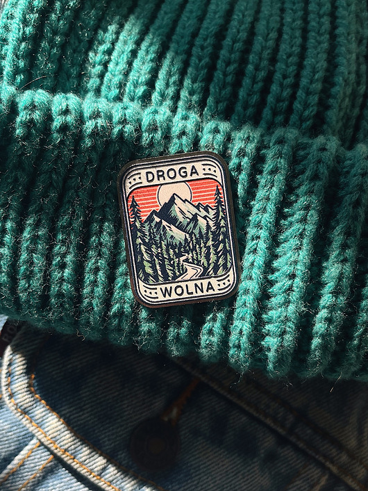 przypinki Przypinka pins Droga wolna góry