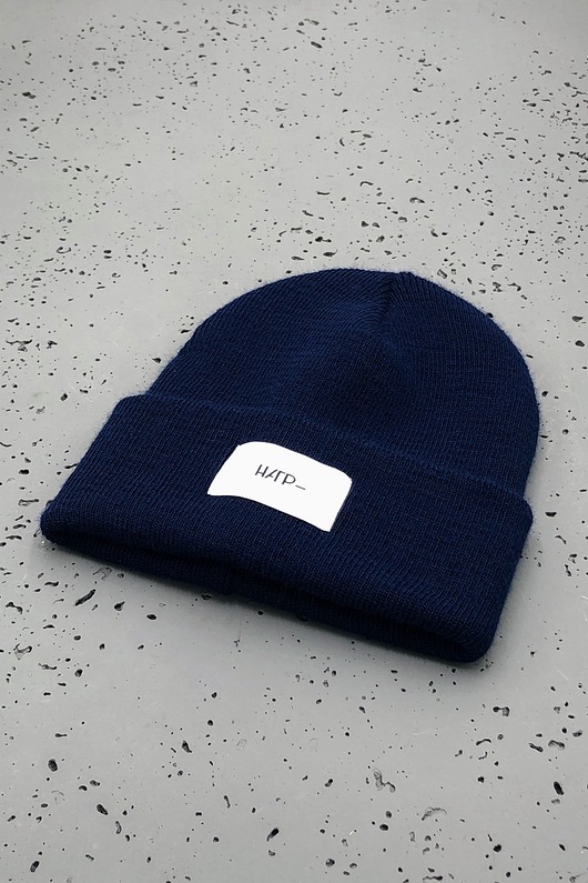 czapki damskie Czapka beanie granatowa - Apparel
