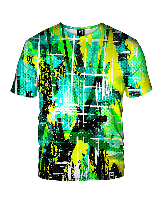 t-shirt damskie Damski T-shirt DR.CROW Greasy Lime