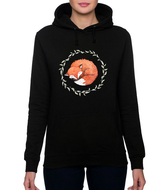 Bluza damska. Lis. I love Forest Love Life and Forest