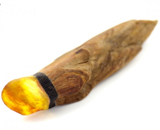 Wood&Amber Broszka Maszyneria
